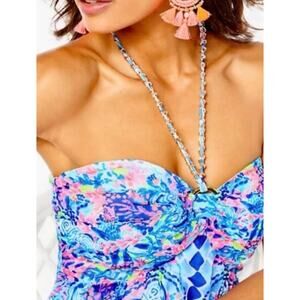 344 - NWT LILLY PULITZER  Viv Maxi  Multi Hidden Treasure Dress in Sz 10 ($398)